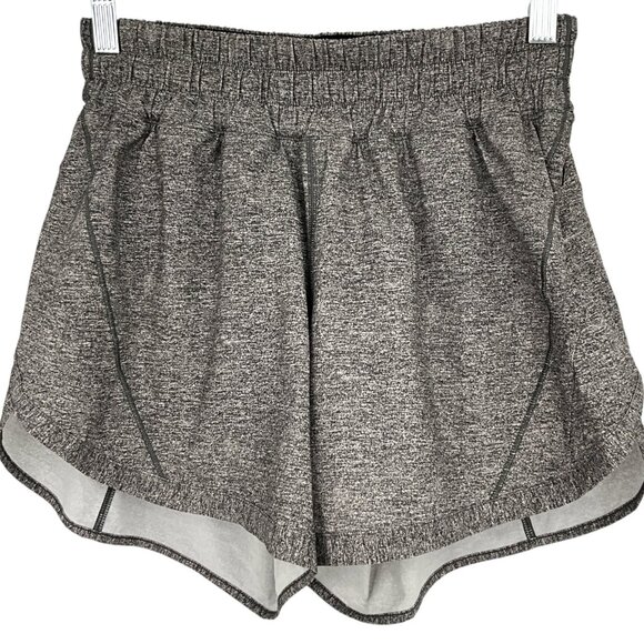 lululemon athletica Pants - Lululemon Track That Short 5" Heather Lux Multi Black Size 6